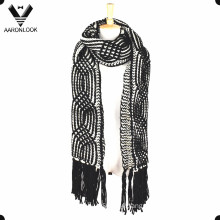 2016 Women′s Crochet Thick Warm Winter Scarf Long Fringes